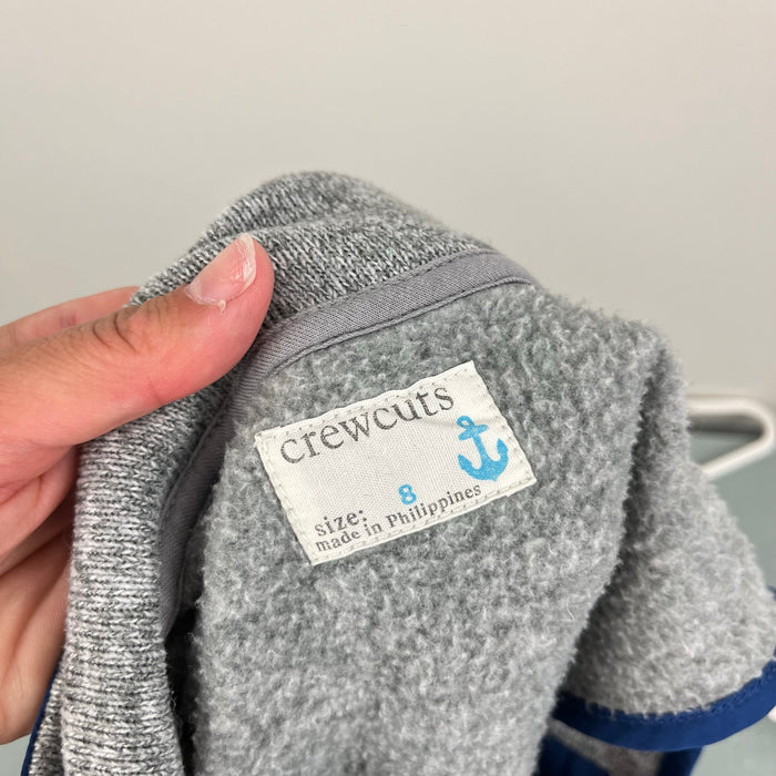 Crewcuts Boys' Summit Fleece Vest Marled Grey 8