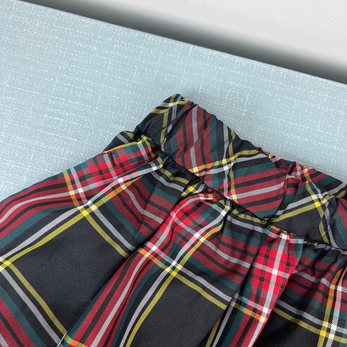 Crewcuts Girls' Pull on Skirt in Stewart Tartan Plaid 6-7