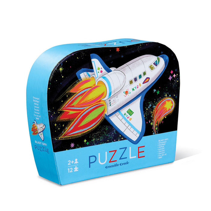 Crocodile Creek- Blast Off 12pc Mini Puzzle