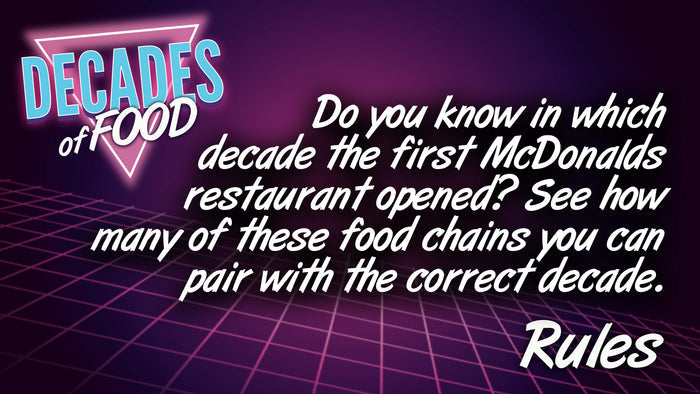 Decades Of Food