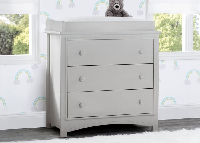 Delta Children Perry 3 Drawer Dresser With Changing Top (RTA)