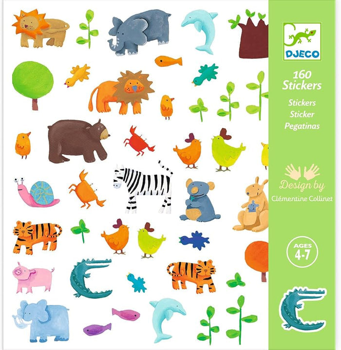 DJECO Animal Stickers