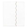 Dove Grey Wavelet Embroidered Flat Sheet
