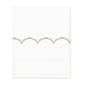 Dove Grey Wavelet Embroidered Pillowcase Pair