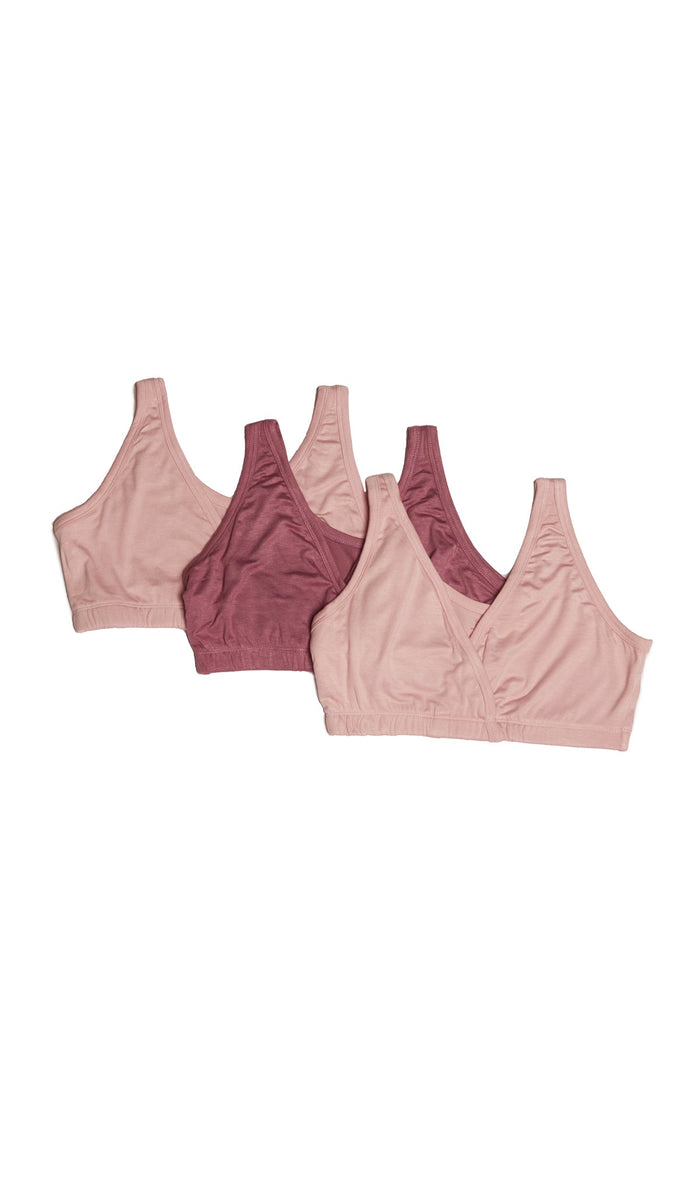 Everly Grey 3pk of Lounge Bras