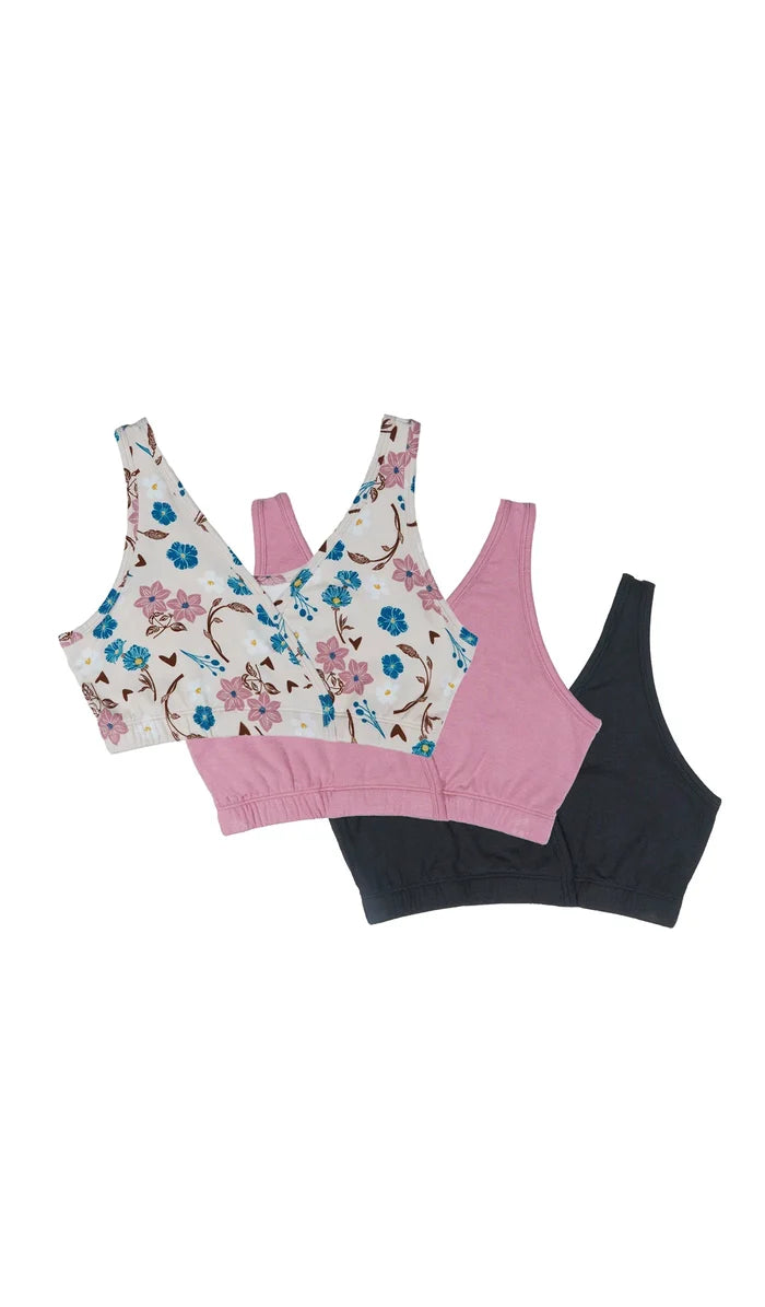 Everly Grey 3pk of Lounge Bras