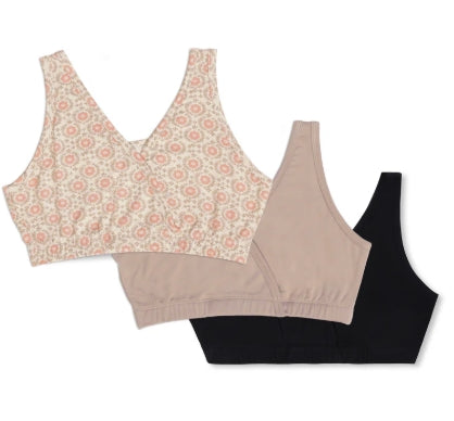 Everly Grey 3pk of Lounge Bras