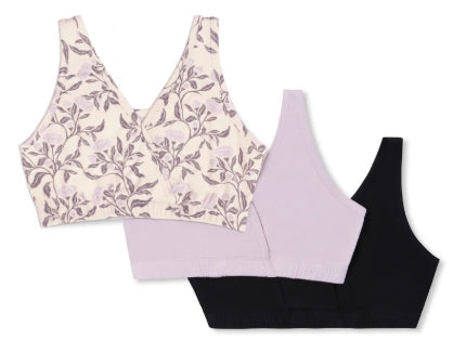 Everly Grey 3pk of Lounge Bras