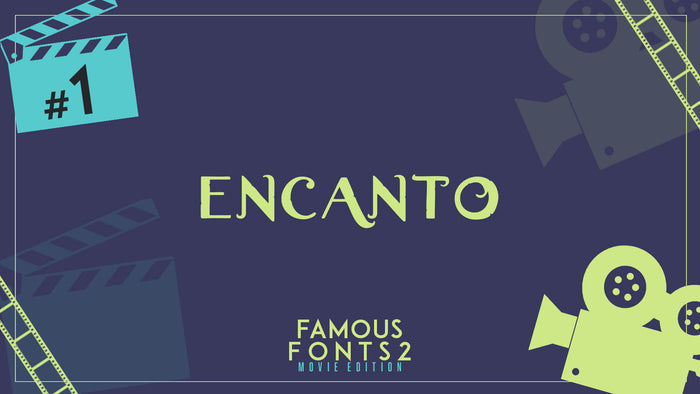 Famous Font: Movie Edition 2