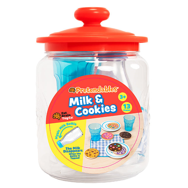 Fat Brain Toys - Pretendables Milk and Cookies Set