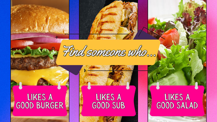 Find Someone Who: Food Edition