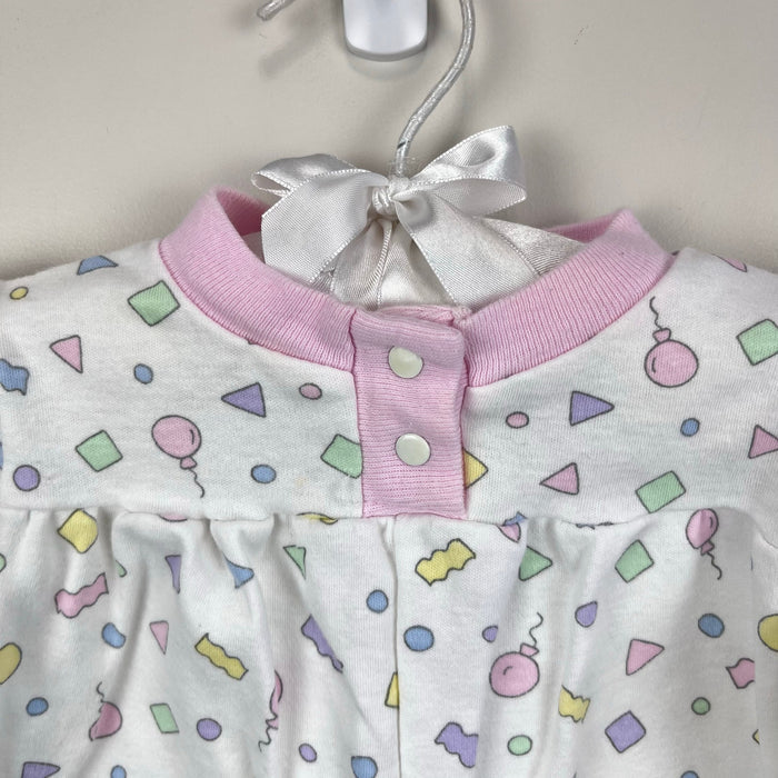 Fisher-Price Kidswear Pastel Confetti Coverall Romper Newborn USA