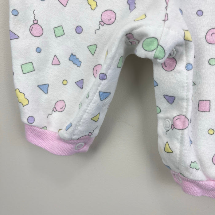 Fisher-Price Kidswear Pastel Confetti Coverall Romper Newborn USA
