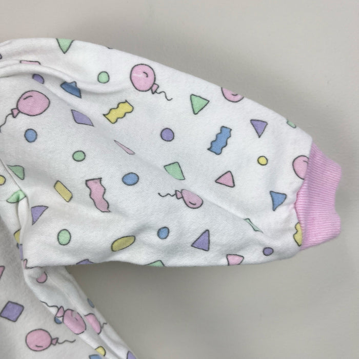 Fisher-Price Kidswear Pastel Confetti Coverall Romper Newborn USA
