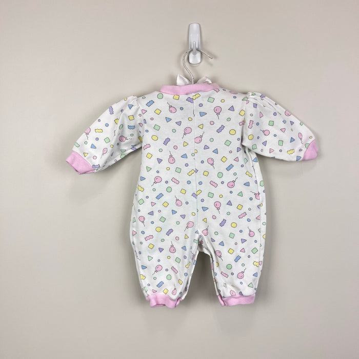 Fisher-Price Kidswear Pastel Confetti Coverall Romper Newborn USA