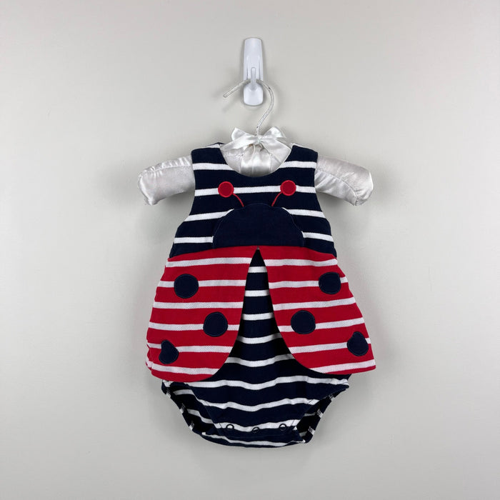 Florence Eiseman Knit Ladybug Romper 3 Months