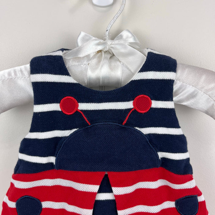 Florence Eiseman Knit Ladybug Romper 3 Months