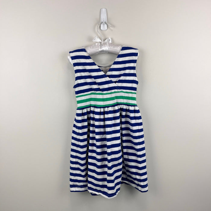 Florence Eiseman Stripe Knit Dress with Flower 4T