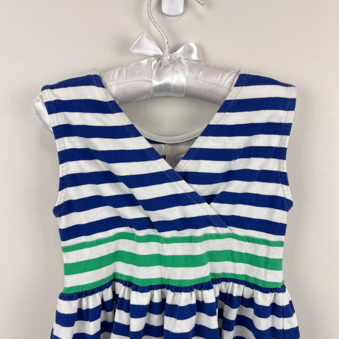 Florence Eiseman Stripe Knit Dress with Flower 4T