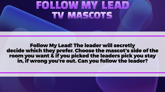 Follow My Lead: TV Mascots