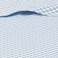 French Blue Diamonds Flat Sheet
