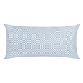 French Blue Diamonds Throw Pillow