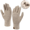 FZ FANTASTIC ZONE Women Winter Warm Knit Touchscreen Gloves Cold Weather with Thermal Fleece Lined Mimarta