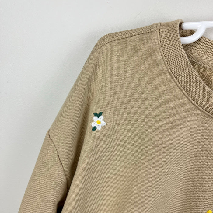 Gap Kids Graphic Sweatshirt Ditsy Multi Floral M 8