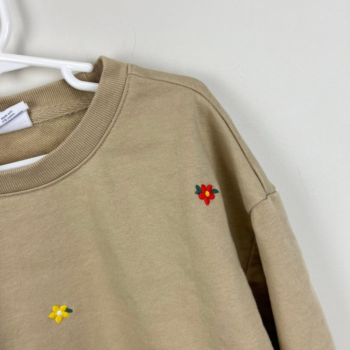 Gap Kids Graphic Sweatshirt Ditsy Multi Floral M 8