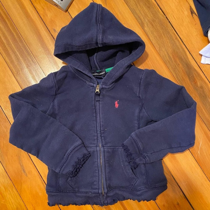Girls 4 Piece Uniform Bundle Ralph Lauren J. Crew Children's Place Navy Blue 4/5
