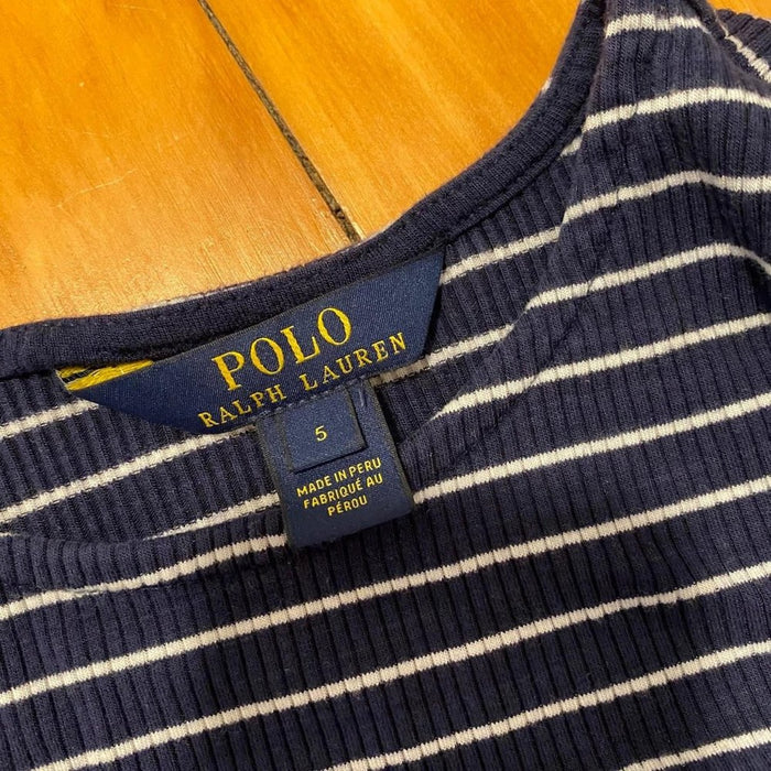 Girls 4 Piece Uniform Bundle Ralph Lauren J. Crew Children's Place Navy Blue 4/5