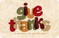 Give Thanks - Teaching Series