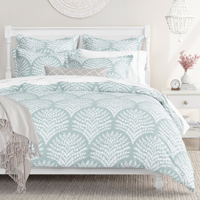 Green Avalon Duvet Cover