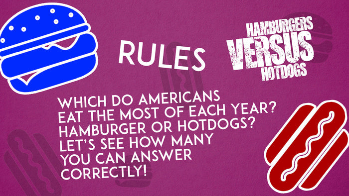 Hamburgers Vs. Hot Dogs