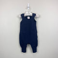 Hanna Andersson Baby French Terry Overalls Navy Blue 60 cm 3-6