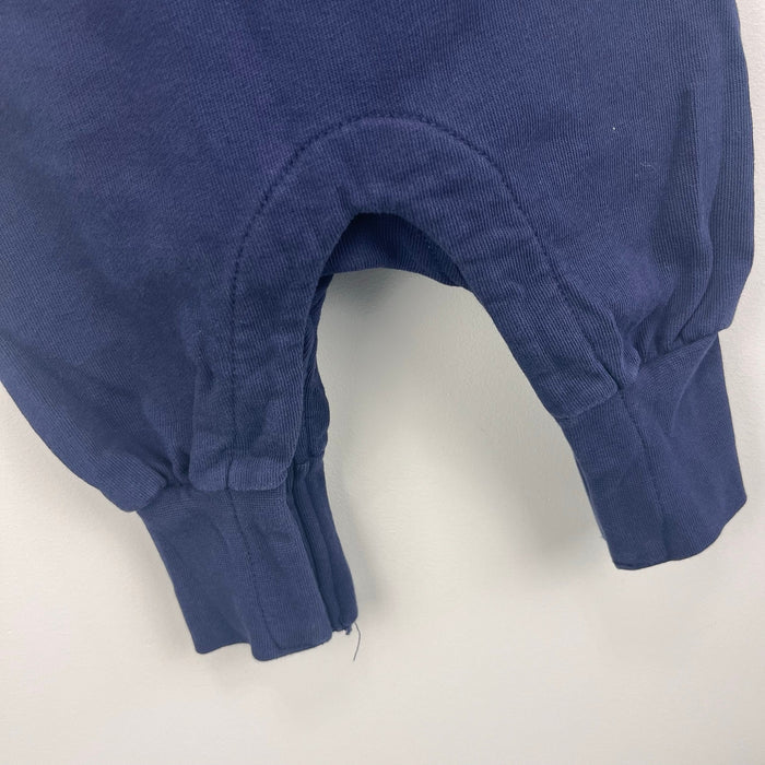 Hanna Andersson Baby French Terry Overalls Navy Blue 60 cm 3-6