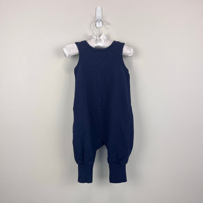 Hanna Andersson Baby French Terry Overalls Navy Blue 60 cm 3-6