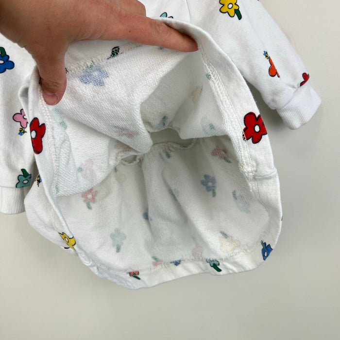 Hanna Andersson Baby Printed French Terry Dress Flowers 75 cm 12-18 Months