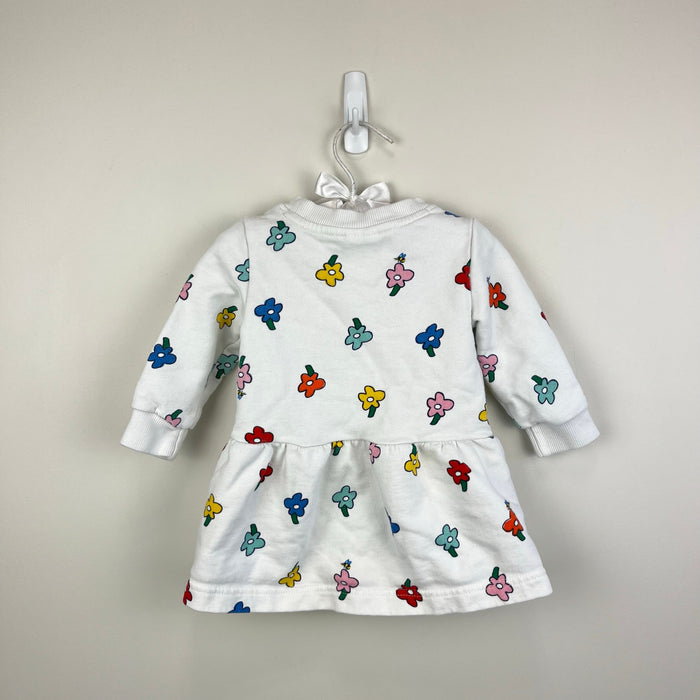 Hanna Andersson Baby Printed French Terry Dress Flowers 75 cm 12-18 Months