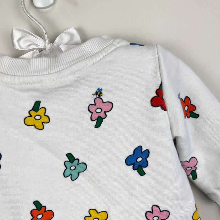 Hanna Andersson Baby Printed French Terry Dress Flowers 75 cm 12-18 Months