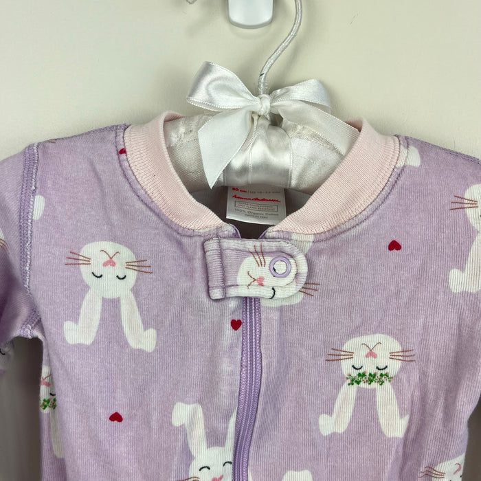 Hanna Andersson Bunny Rabbit Pajamas 80 cm 18-24 Months