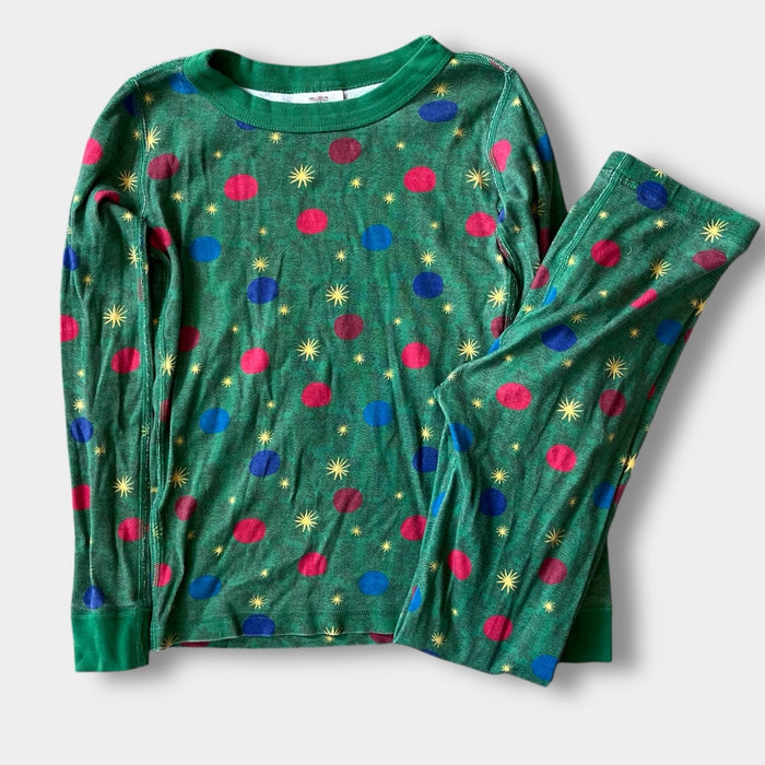 Hanna Andersson Christmas Tree Ornament Long John Pajamas 130 cm 8