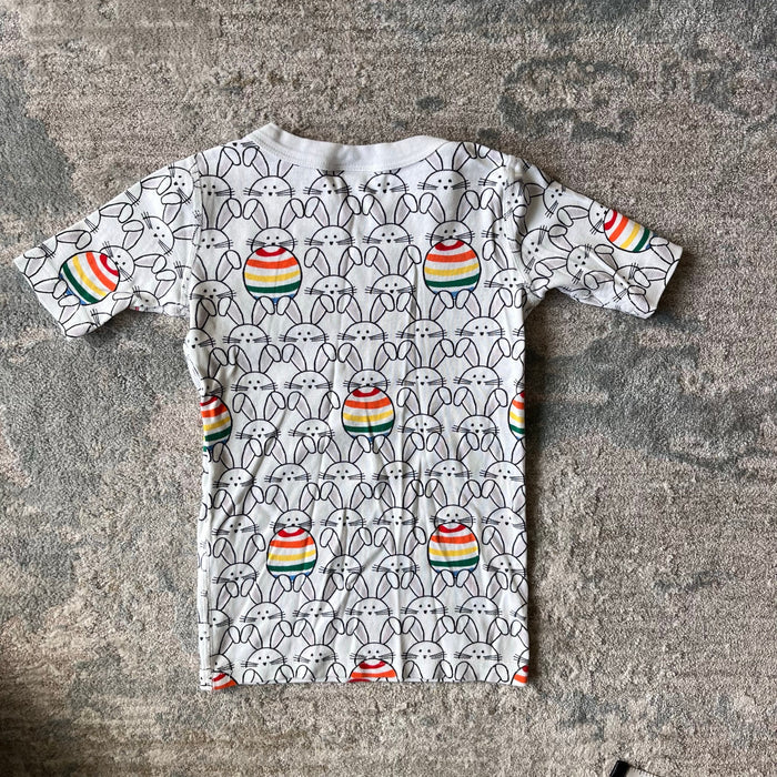 Hanna Andersson Easter Bunny Rainbow Egg Short John PJs 130 cm 8