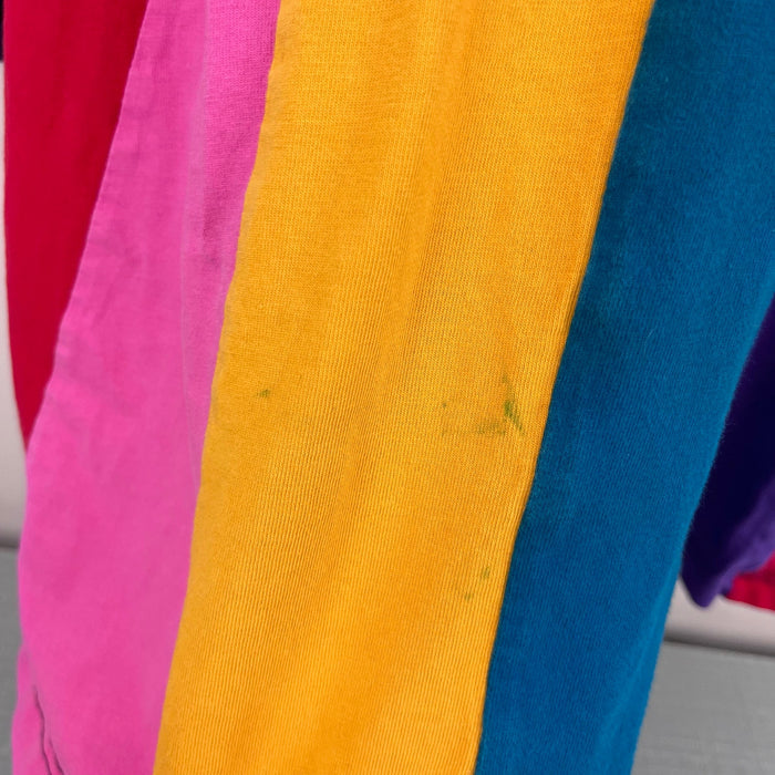 Hanna Andersson Girls Rainbow Stripe Dress 120 cm 6-7