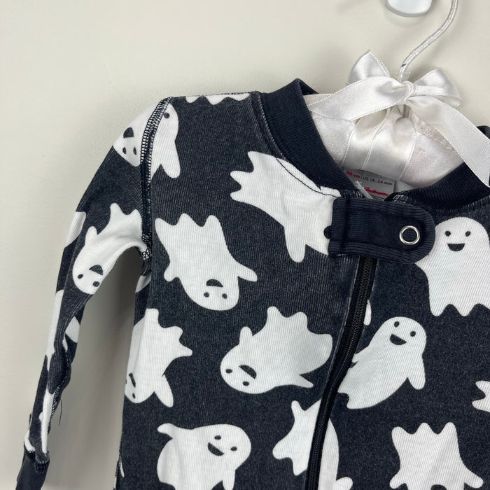 Hanna Andersson Halloween Black White Ghost HannaJams Sleeper 80 cm 18-24 Months
