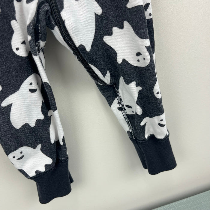 Hanna Andersson Halloween Black White Ghost HannaJams Sleeper 80 cm 18-24 Months