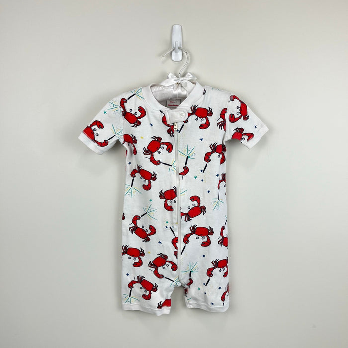 Hanna Andersson HannaJams Shortie Sleeper Crabs 90 cm 3T