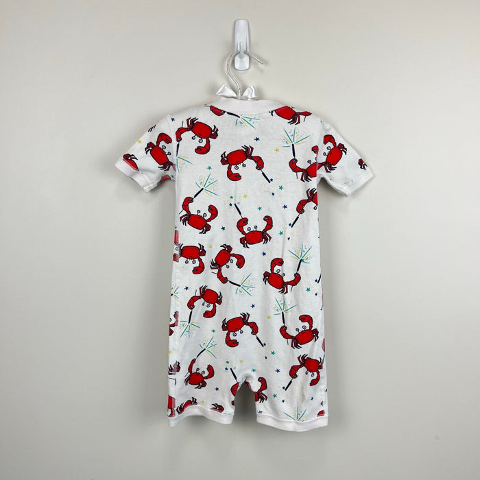 Hanna Andersson HannaJams Shortie Sleeper Crabs 90 cm 3T