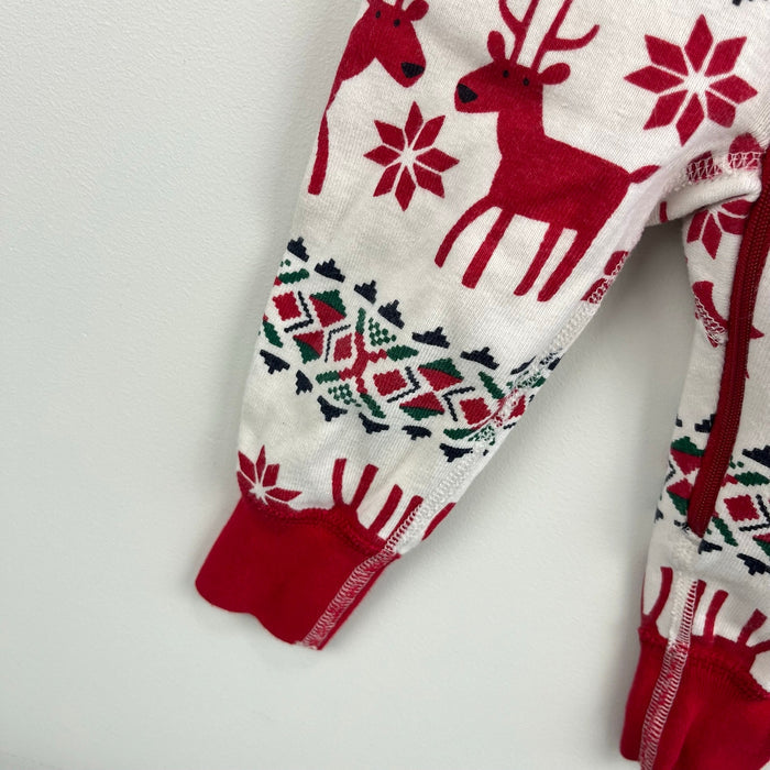 Hanna Andersson Holiday Dear Deer HannaJams Sleeper75 cm 12-18 Months