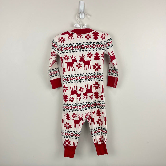 Hanna Andersson Holiday Dear Deer HannaJams Sleeper75 cm 12-18 Months